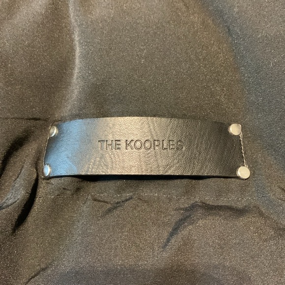 The Kooples Short Black Down Jacket with Hood - Picture 7 of 11